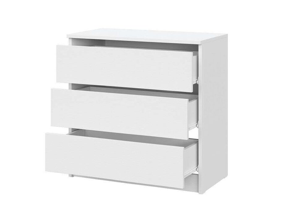 Комод КМ2, Белый текстурный