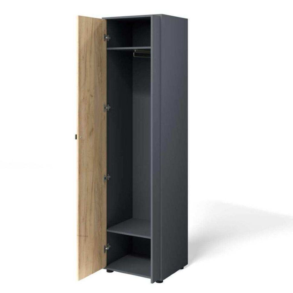 Прихожая мини-лайт компл. 8 дуб крафт/графит