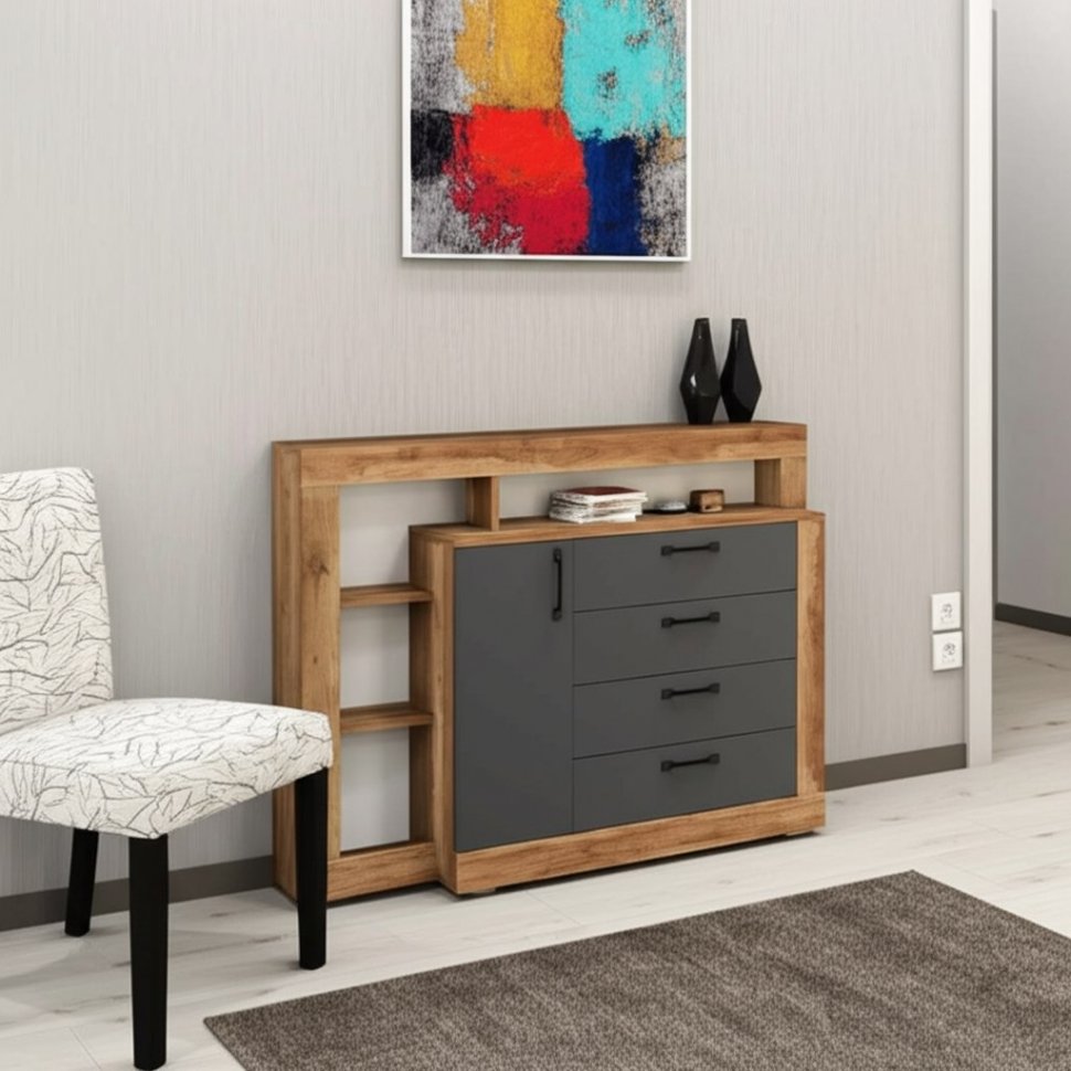 Комод-тумба Прима КМ-17 (Мебелони)