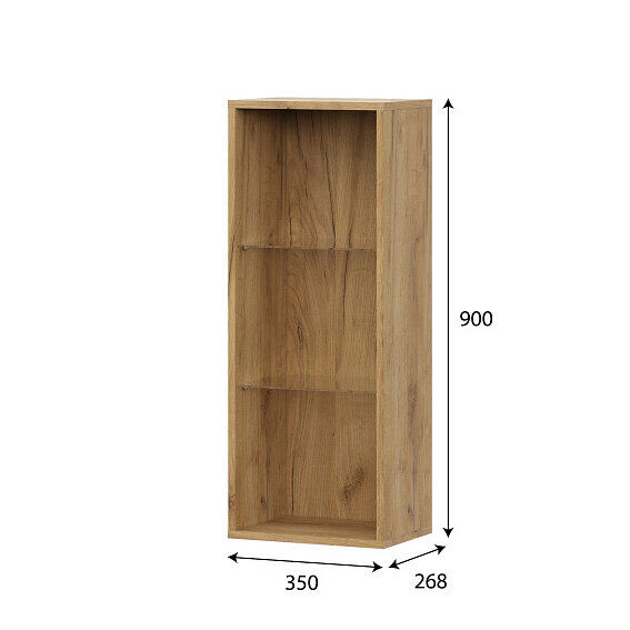 Шкаф навесной со стеклом Милан (SV-Мебель)