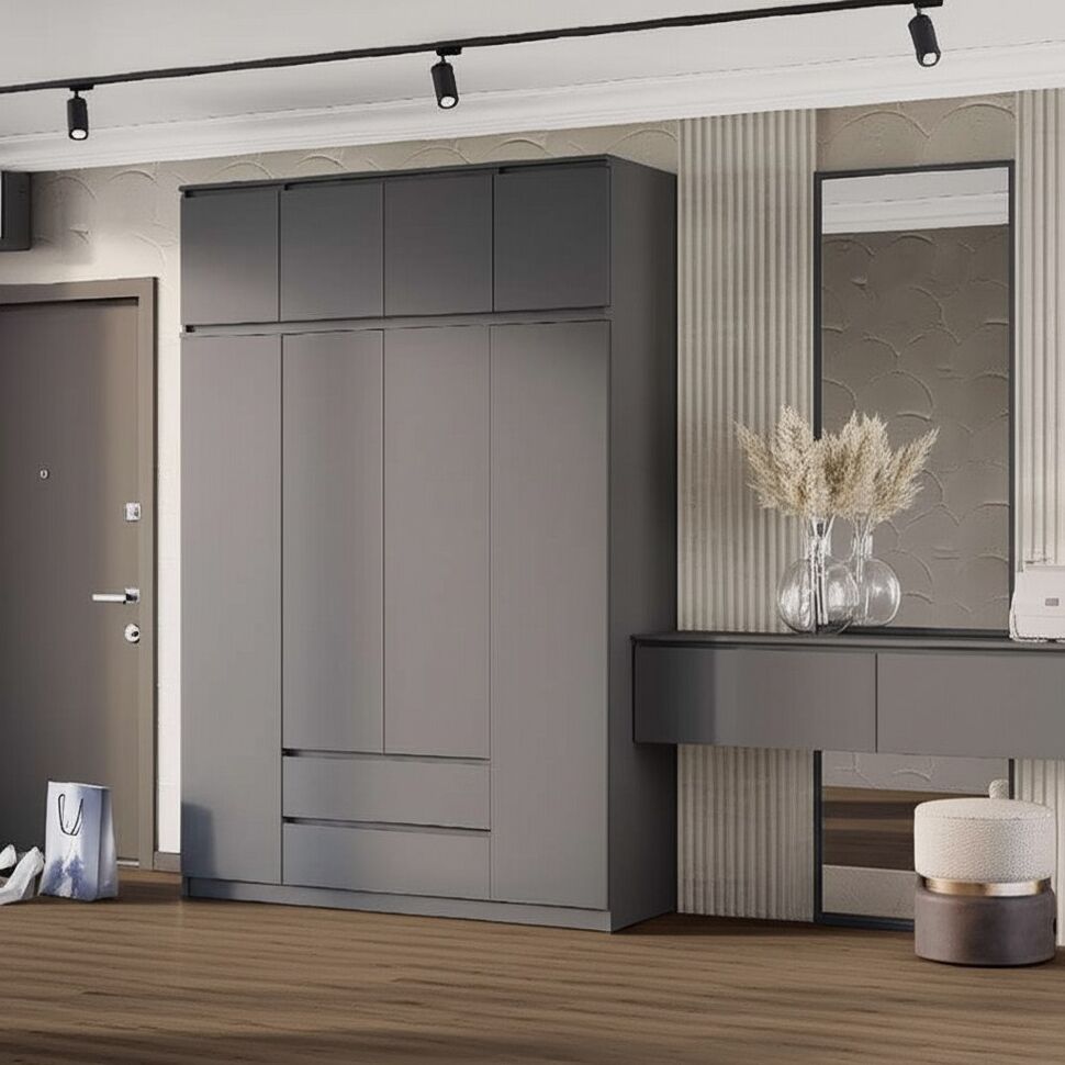 Антресоль (тумба) Симпл ТБ-19 БТС Графит