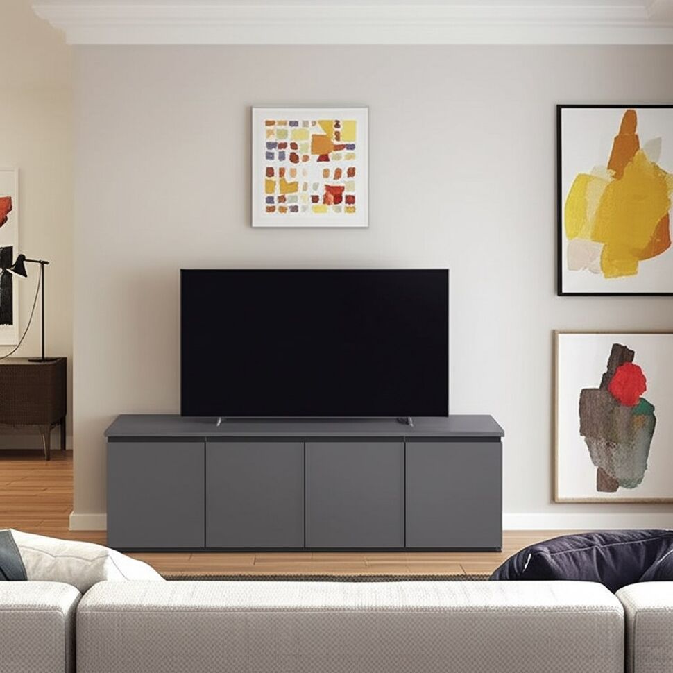 Антресоль (тумба) Симпл ТБ-19 БТС Графит