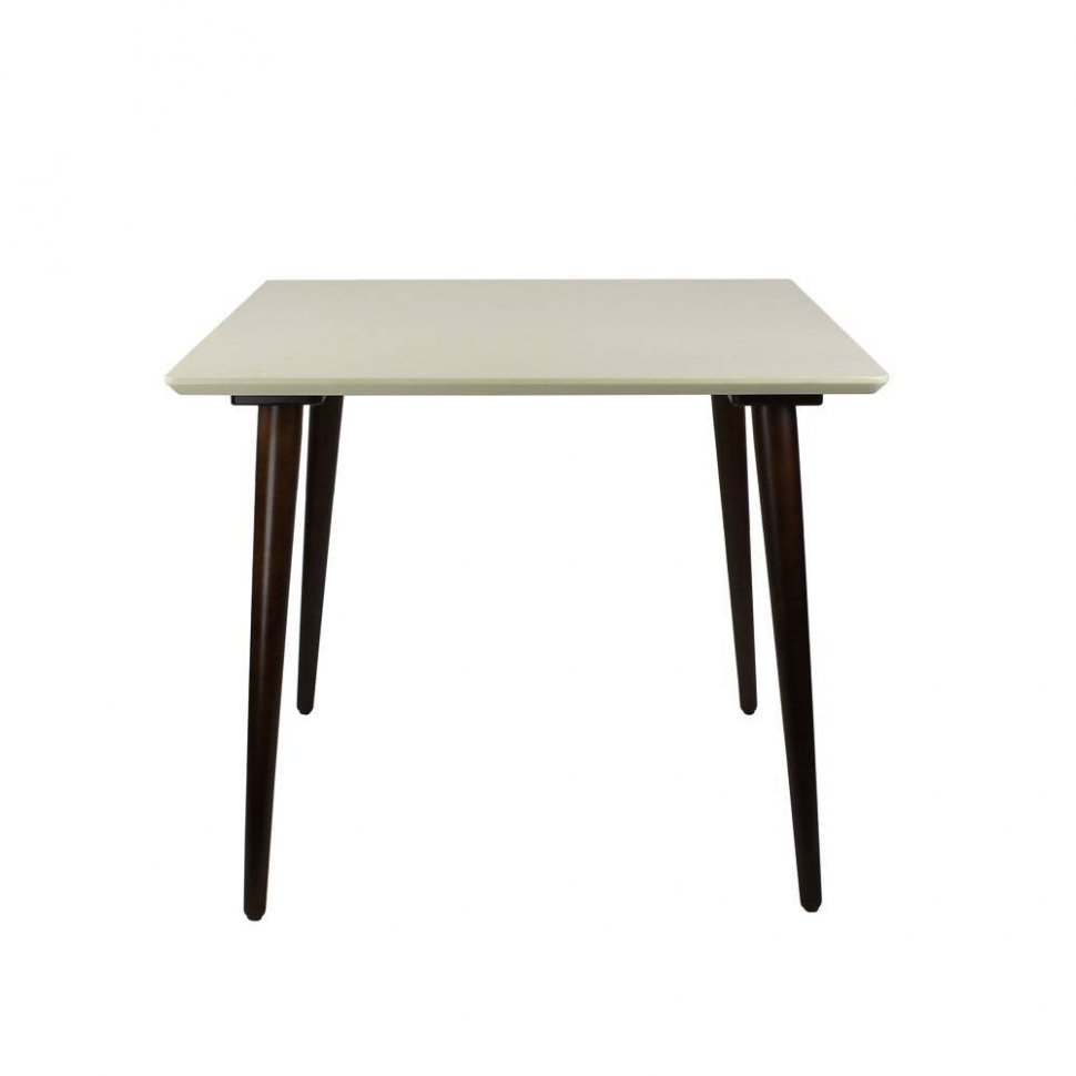 Стол обеденный Ронда Мини 100 Орех / Слоновая кость