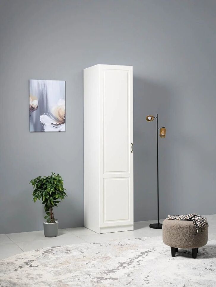 Ливерпуль Шкаф 13.27.01 Белый/Ясень ваниль