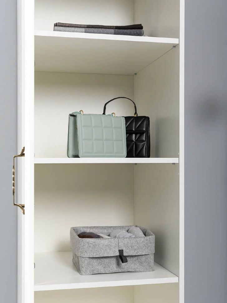 Ливерпуль Шкаф 13.27.01 Белый/Ясень ваниль