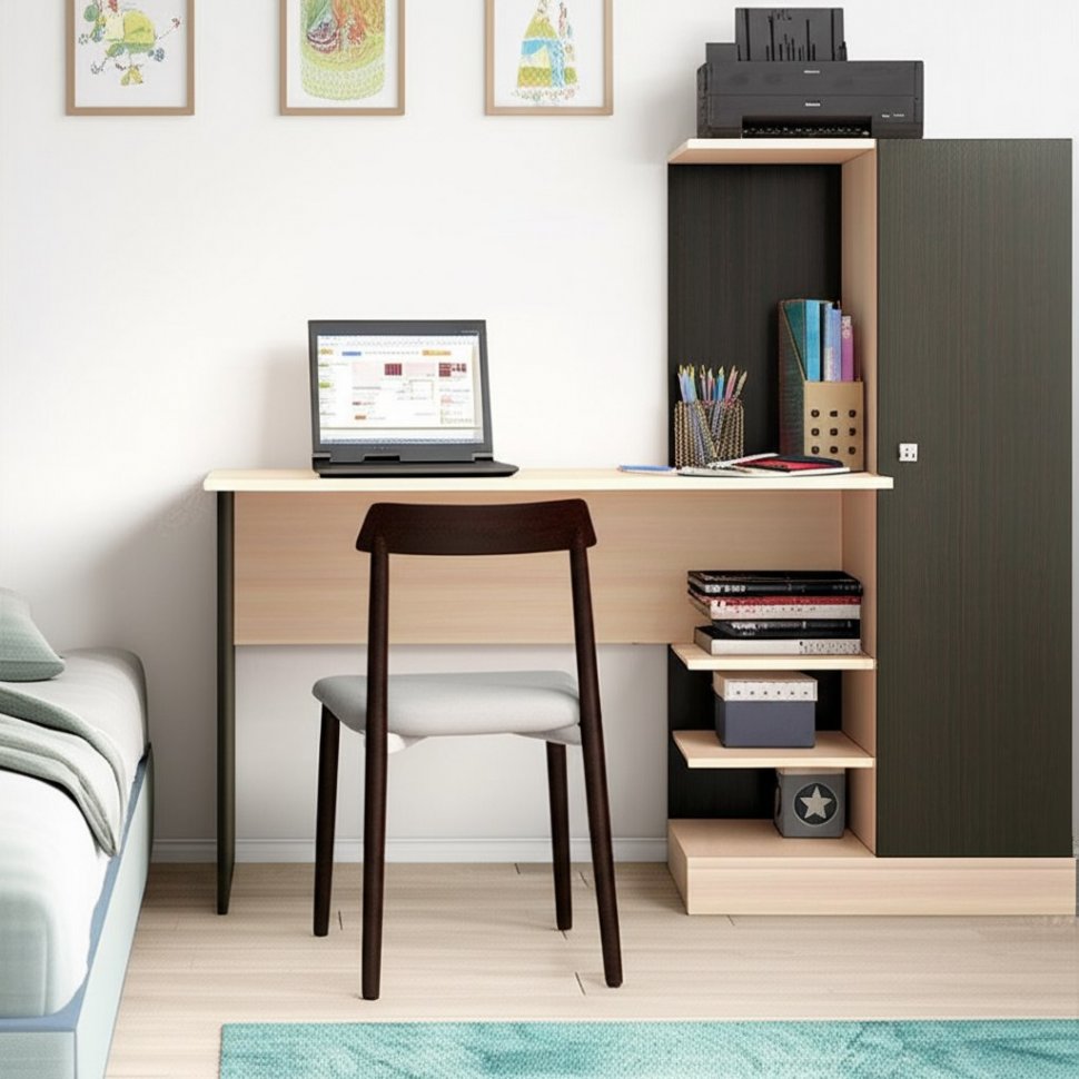 Стол компьютерный Квартет-6 ТЭКС (Венге)