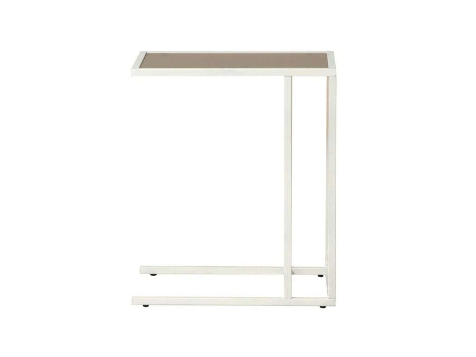 Стол приставной Скандик 42.24 белый металл