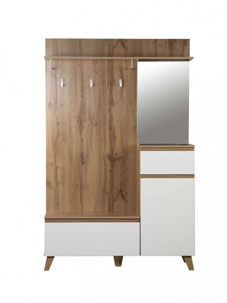 Шкаф для прихожей Авалон 53.11 Дуб вотан/Белый