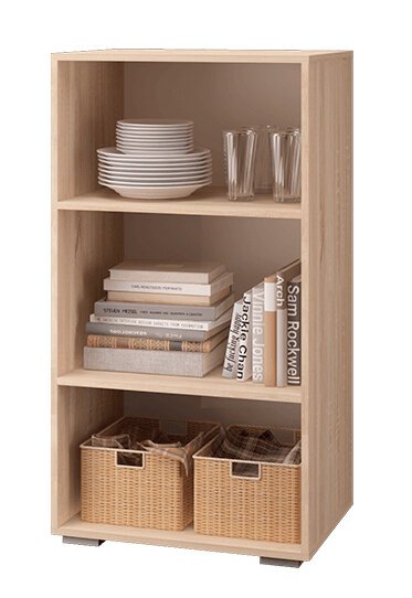 Шкаф для книг (полка) Скайлайн 600 MLK (Белый)