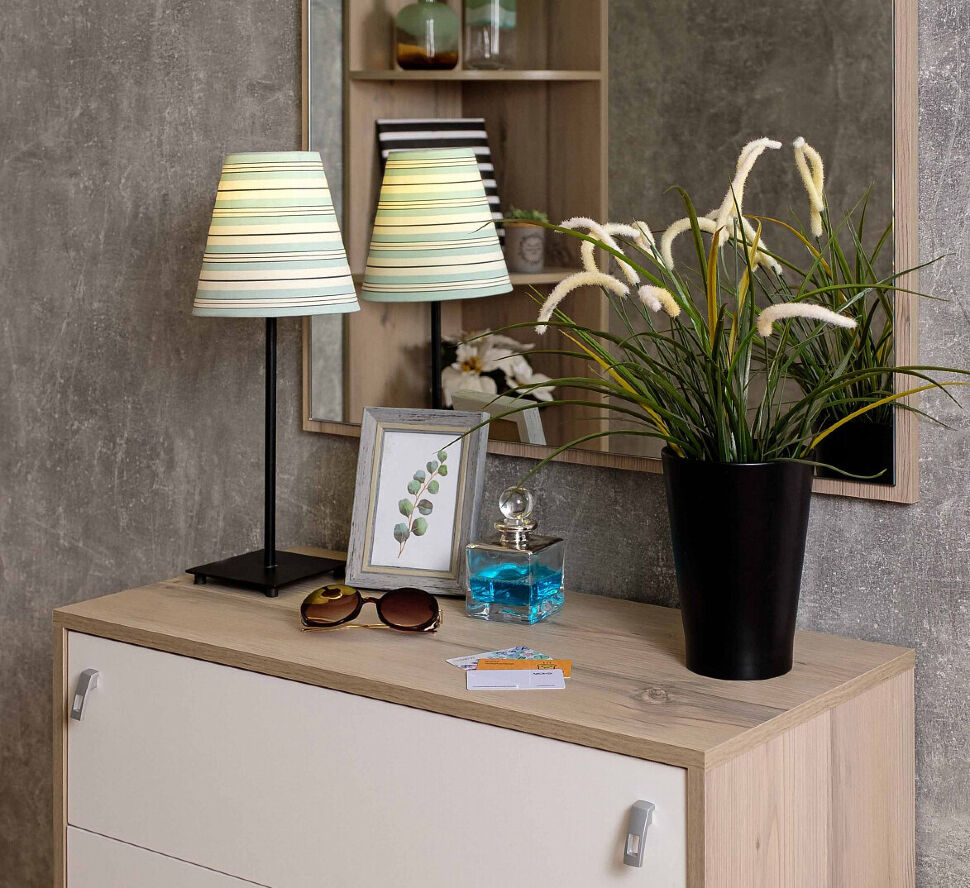 Комод 12 Комфорт Глазов-мебель (Гаскон Пайн / Белый)