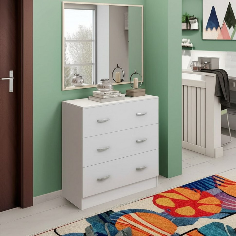 Комод с ящиками Ронда КМ-02, белый