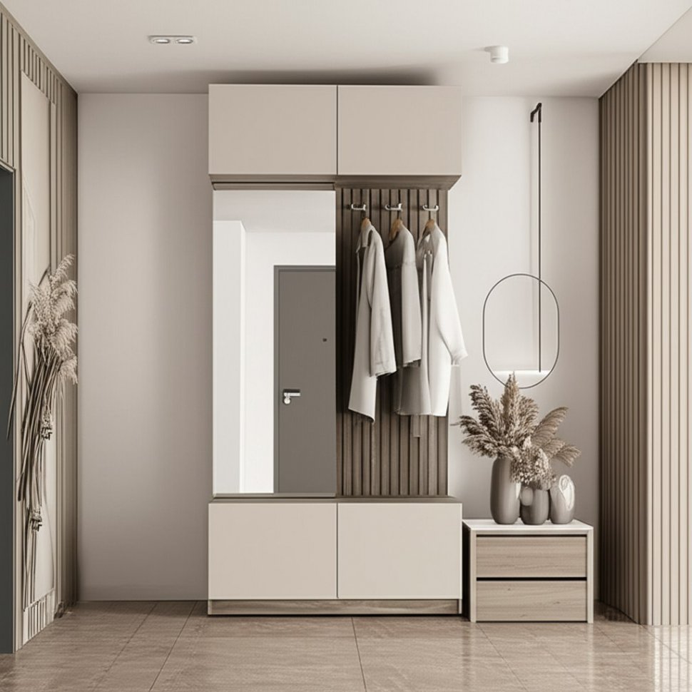 Прихожая Урбан ПР-03, Дуб смоки, Кашемир