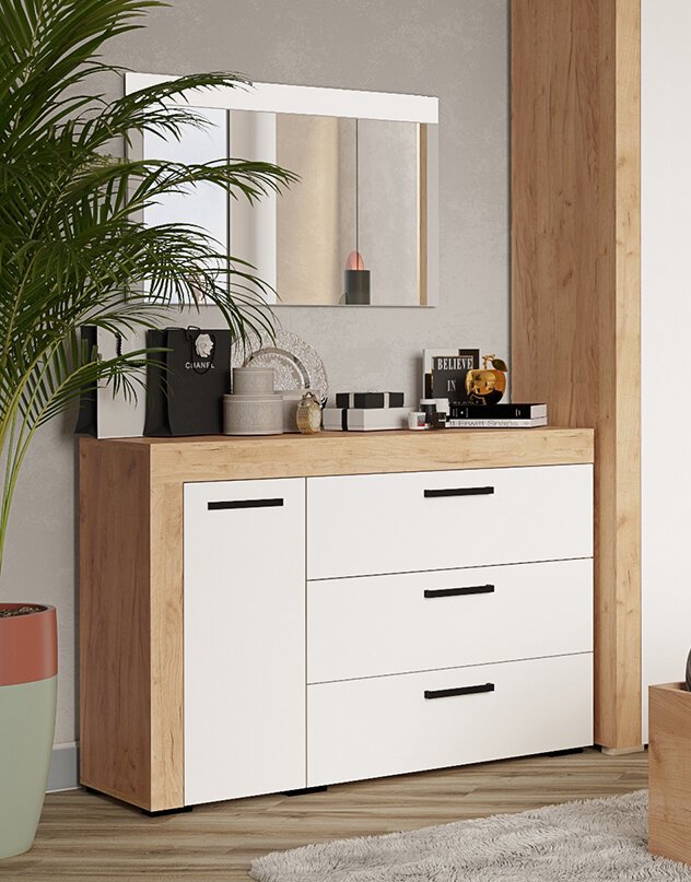 Зеркало Адель (ТЭКС) Белый