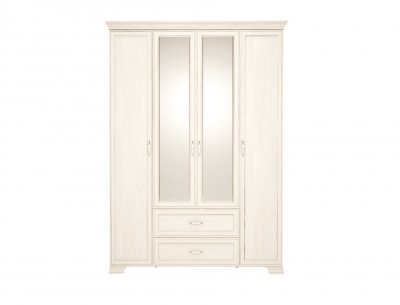 Шкаф 4-х дверный Венеция 02 Ижмебель (с зеркалами)