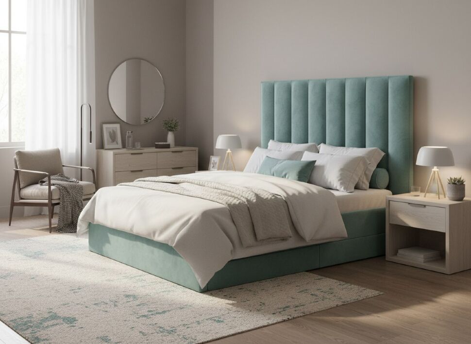 Кровать Ingrid 1400 модель 312 Ультра минт