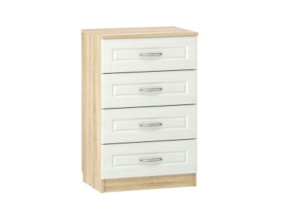 НМ 040.38 Комод Оливия Дуб Сонома/белое дерево