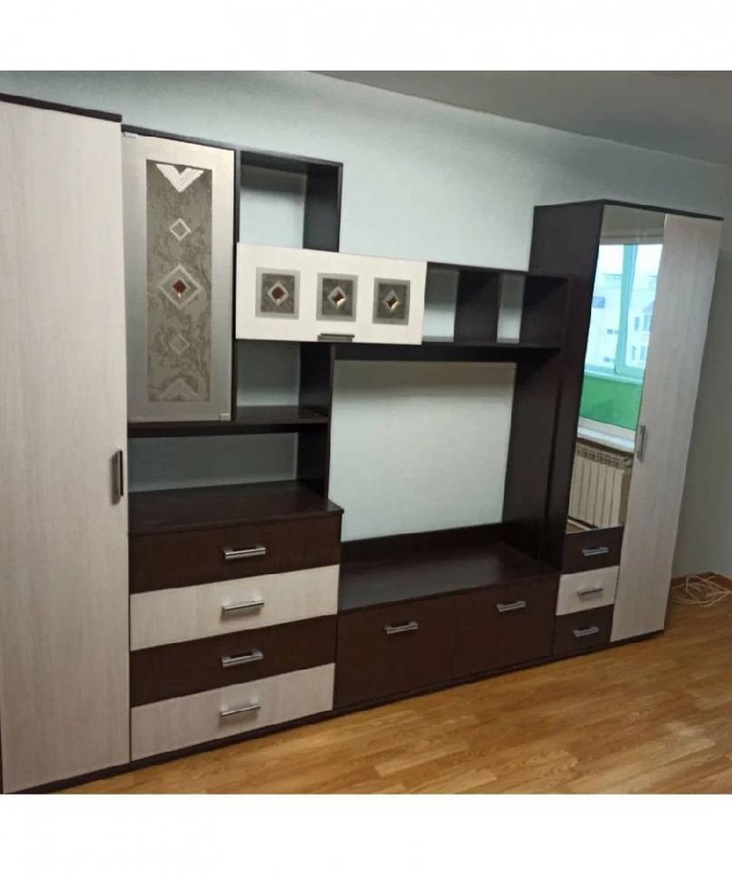 Стенка в гостиную Белла, венге