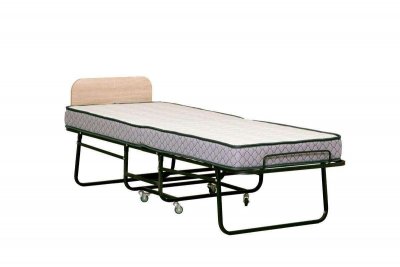 Кровать одинарная раскладная Сириус 42.21-01 дуб сонома/черный