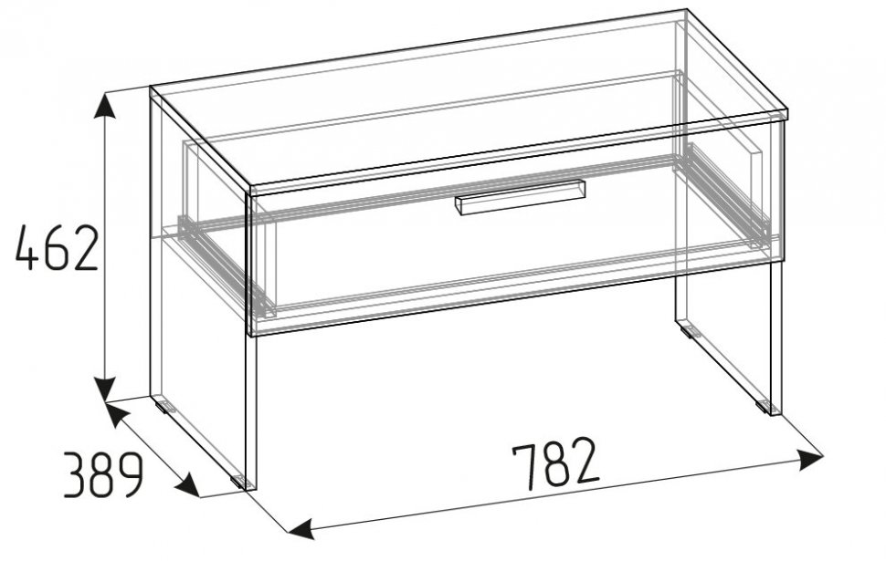 Тумба Nature 88 Глазов-мебель