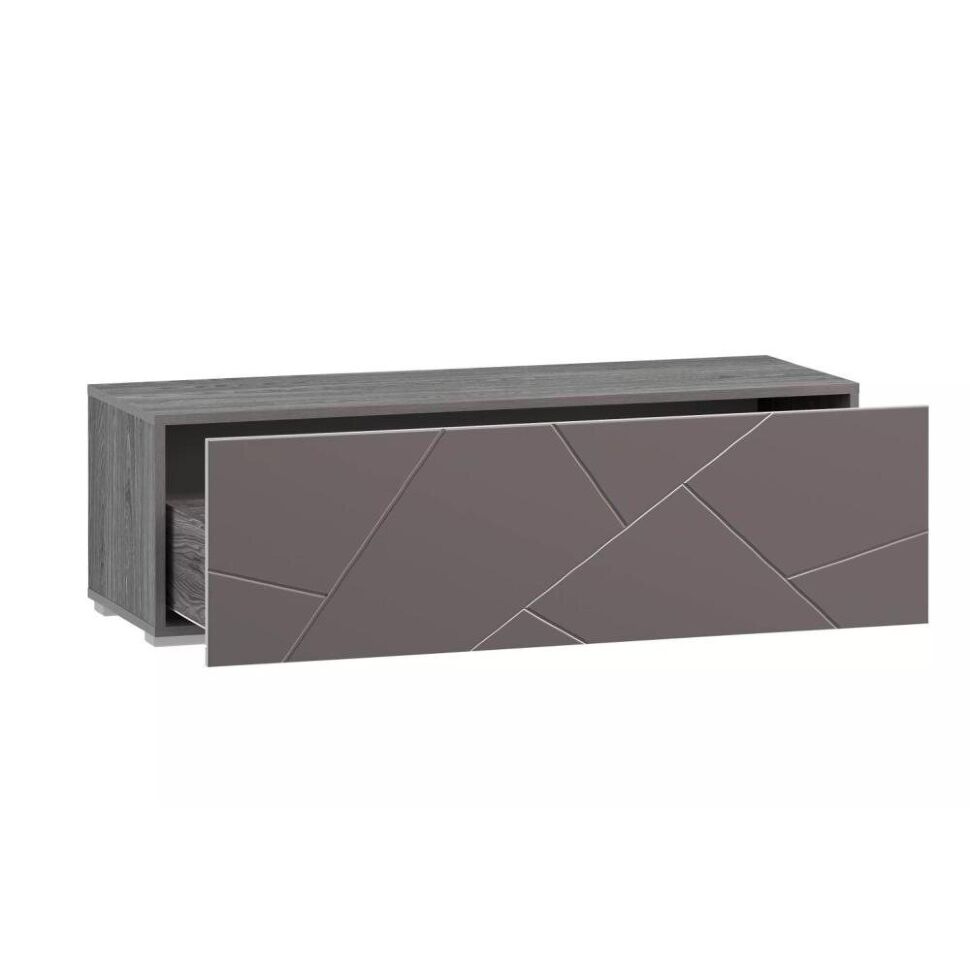 Гостиная Summit комплектация 12 Ясень анкор тёмный/софт графит/капучино