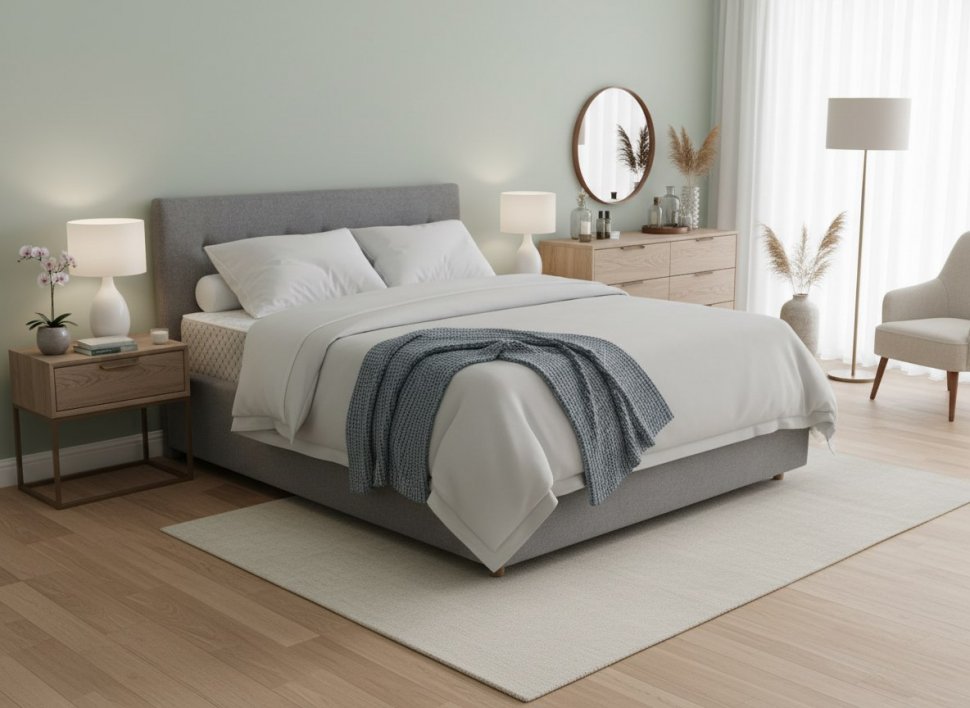 Кровать Nova 1800 с под. механизмом / серый №25