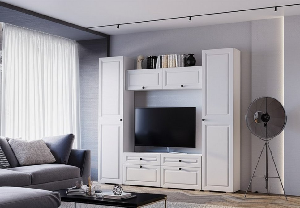 Шкаф-пенал Софт ПН-04 (БТС) Белый