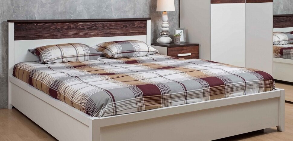 Кровать 180х200 Норвуд 31 (Глазов) с основанием из металла