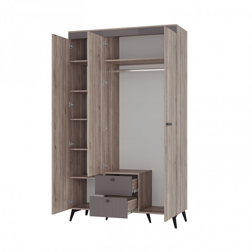 Спальня Кассандра (БТС) Комплект-2 Дуб Смоки