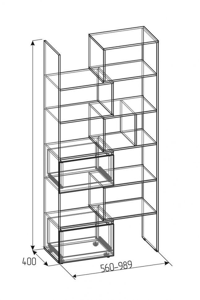 Стеллаж-трансформер Лойс 95 (Глазов)