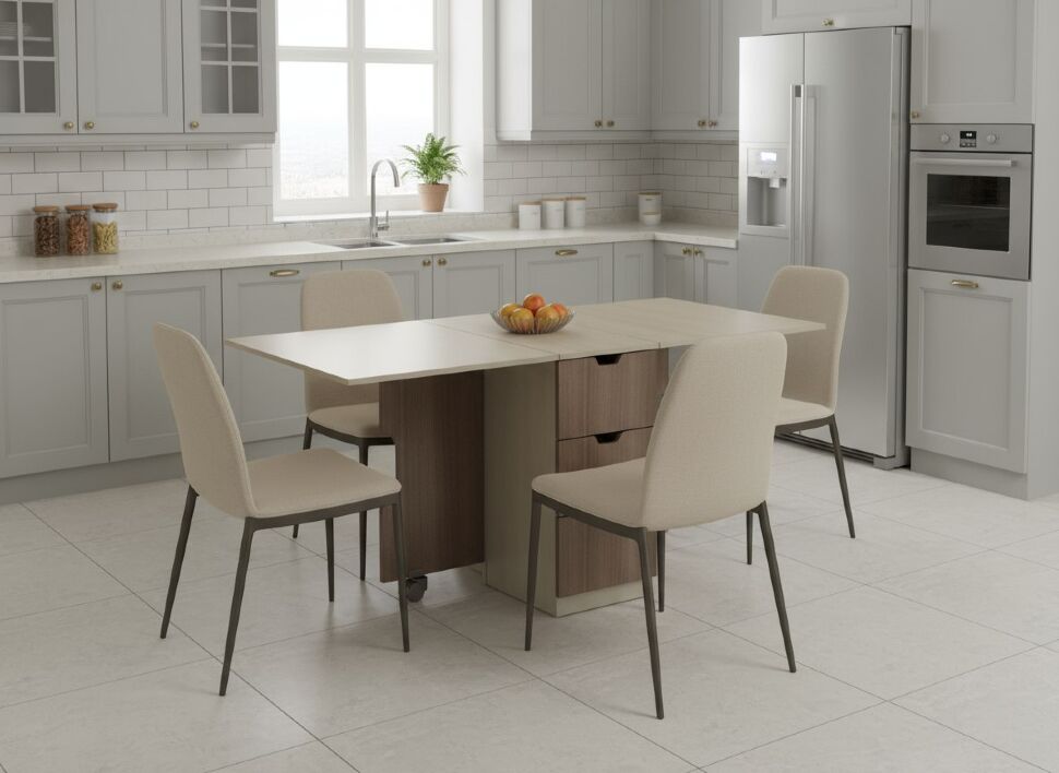 Стол СТ-01 Ясень Шимо темный / светлый