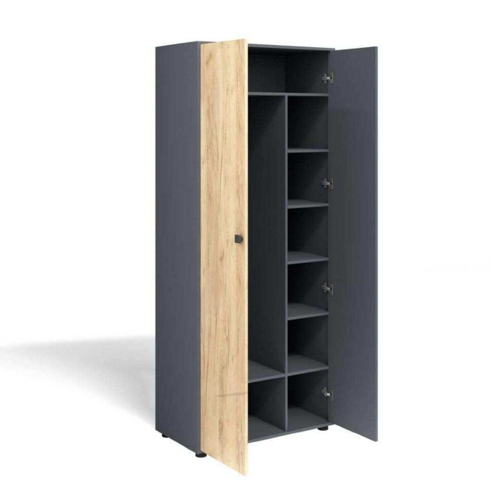 Прихожая мини-лайт компл. 4 дуб крафт/графит