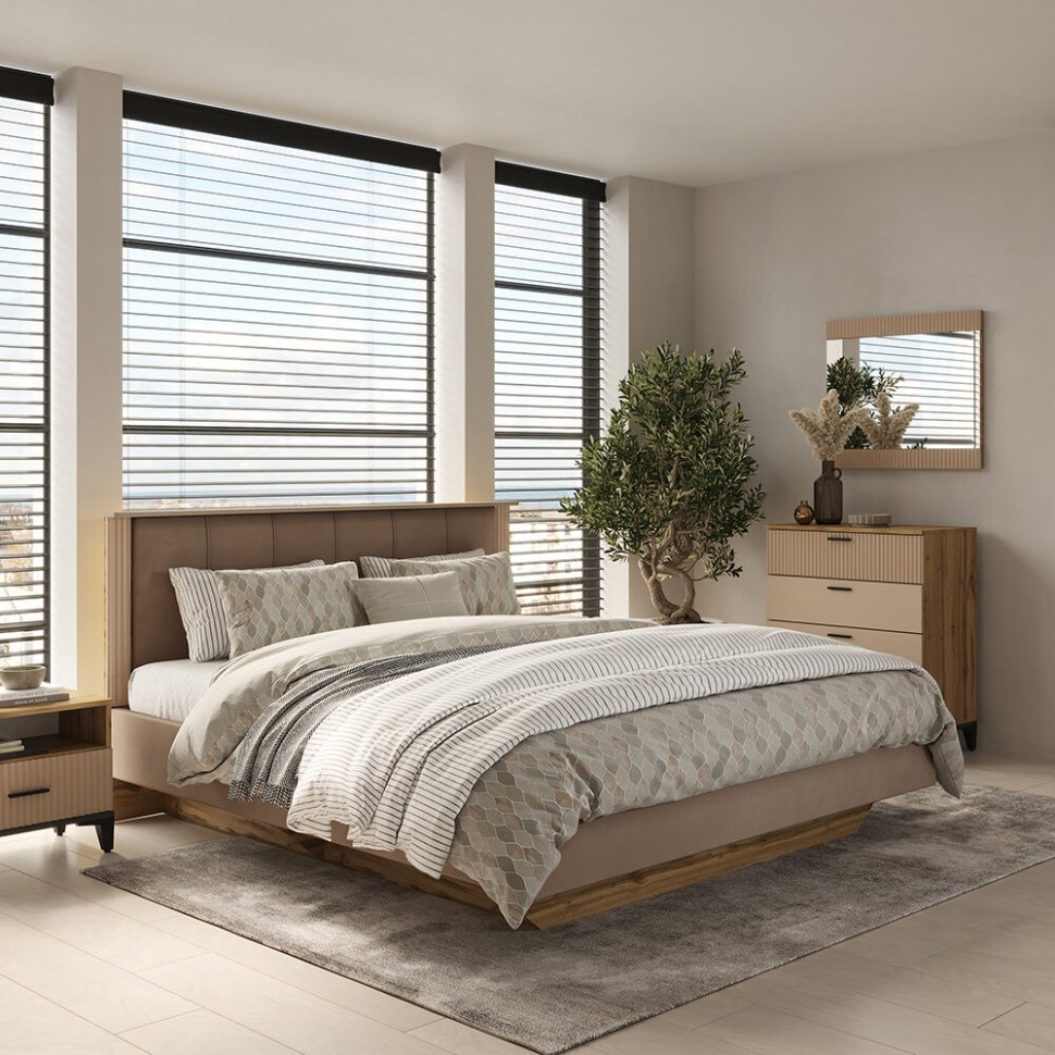 Кровать 160х200 Дюна (Ижмебель) с подъемным механизмом