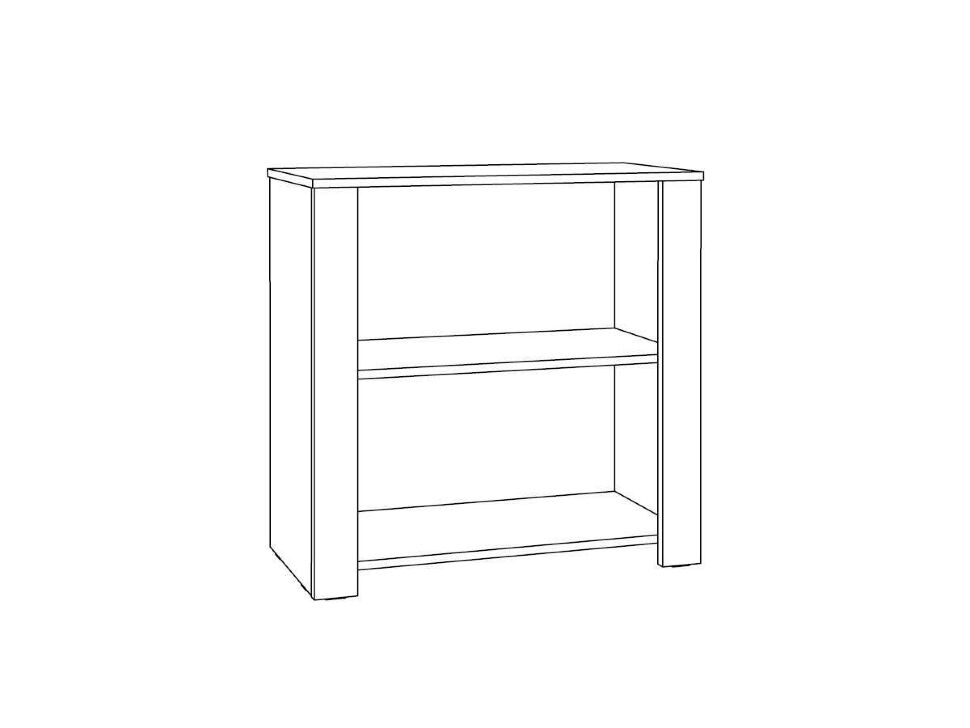 Джастин Комод 16.228.02 белый/дуб белый