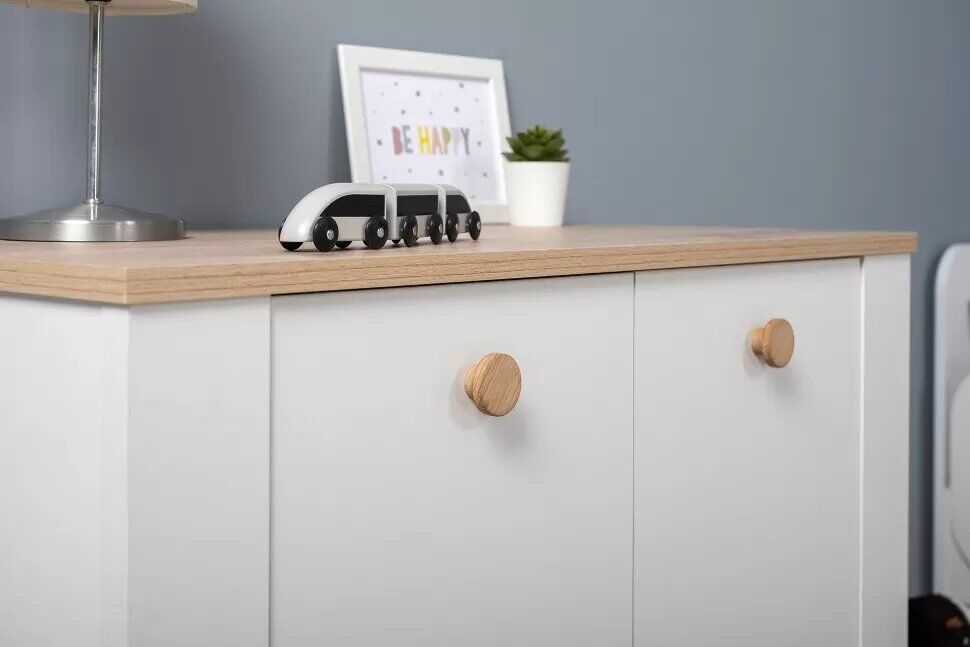 Джастин Комод 16.228.02 белый/дуб белый