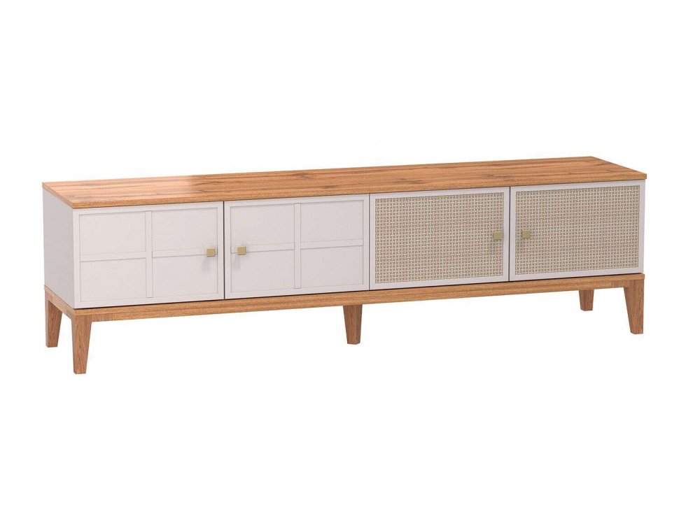 60.05 тумба под ТВ Бора Кашемир/Дуб Вотан