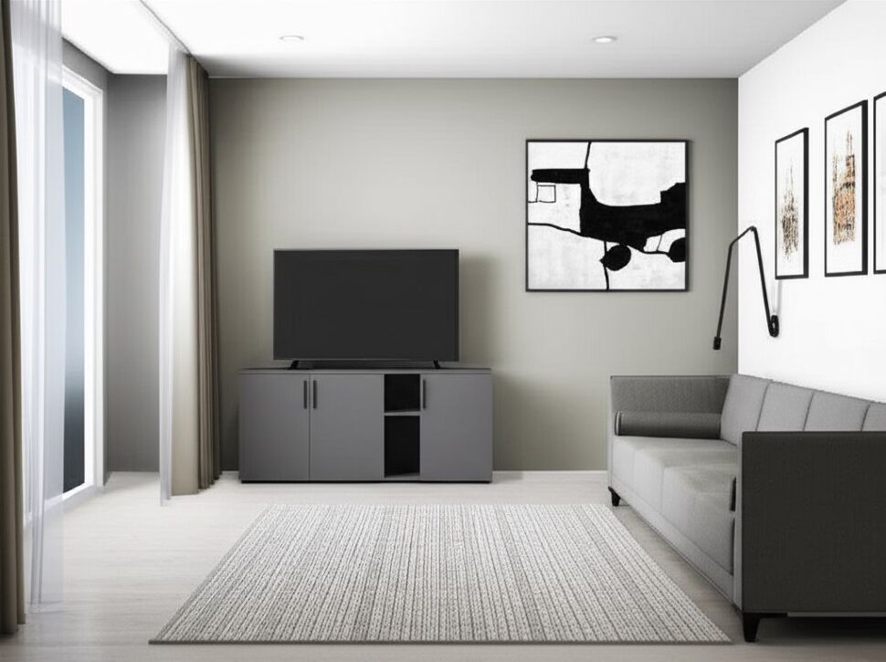 Эйр тумба под ТВ 16.55 Графит