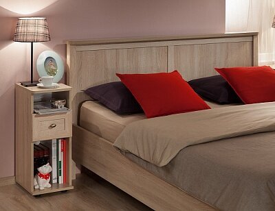 Тумба прикроватная Глазов-мебель Sherlock 51 (Дуб Сонома)