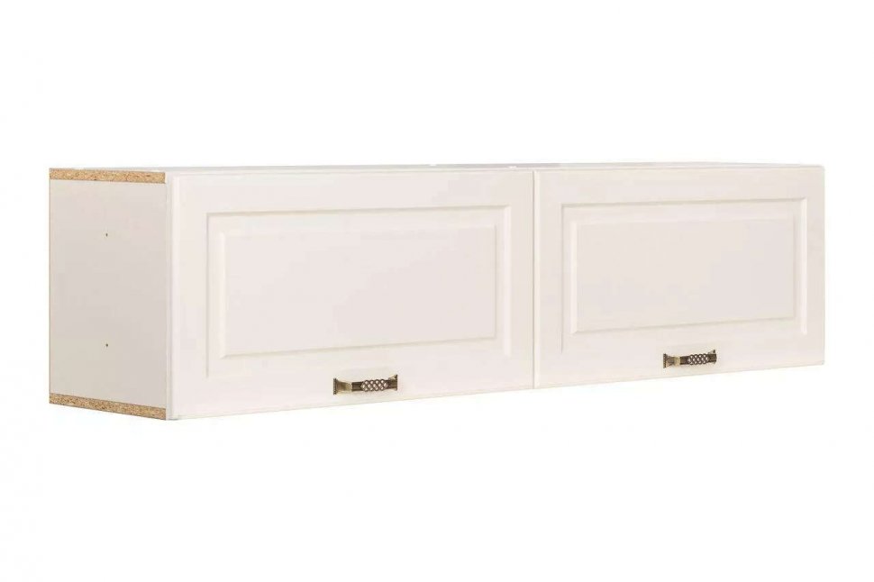 Ливерпуль Шкаф навесной Белый/Ясень ваниль