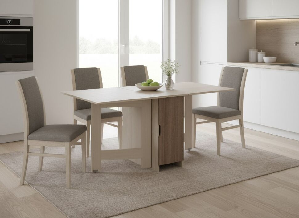 Стол СТ-02 Ясень шимо темный / светлый