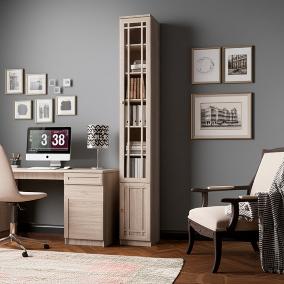 Шкаф для книг Глазов-мебель Sherlock 31 (правый)