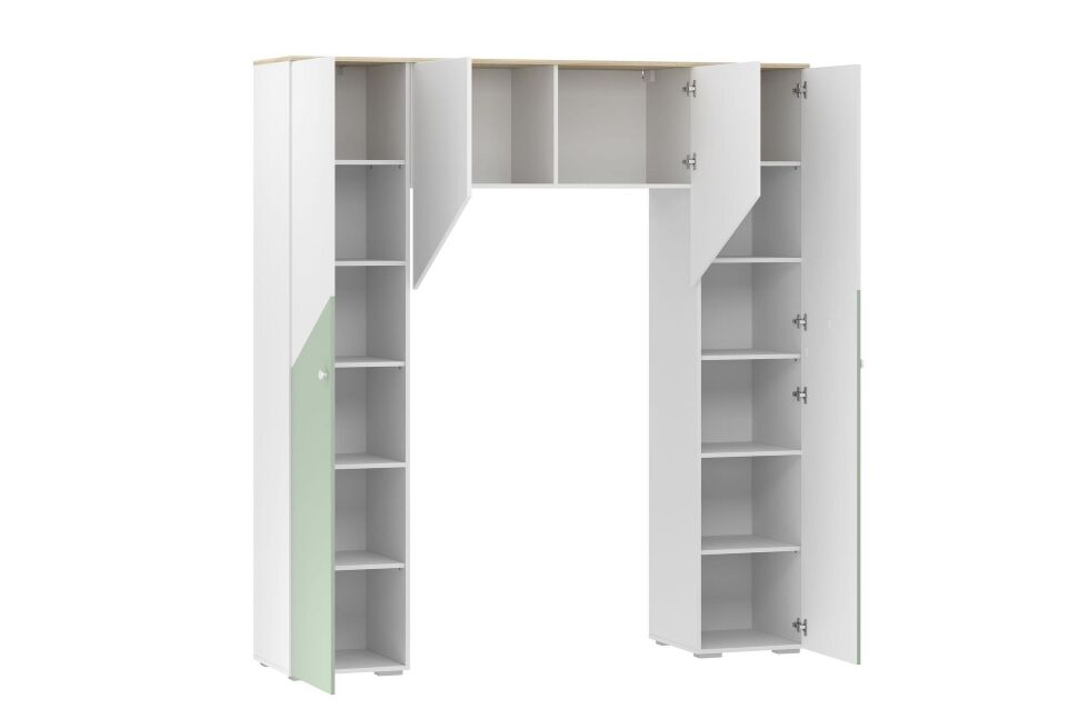 Детская Банни-1 белый/дуб сонома/макарун