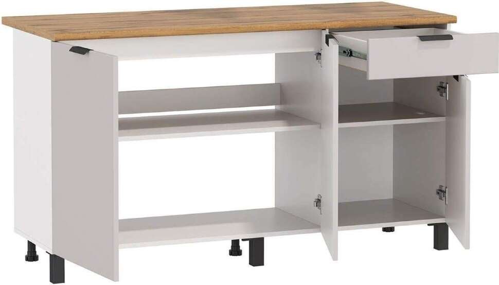 Кухня Венера угловая 2000 х 2200 МДФ Кашемир фрезерованный