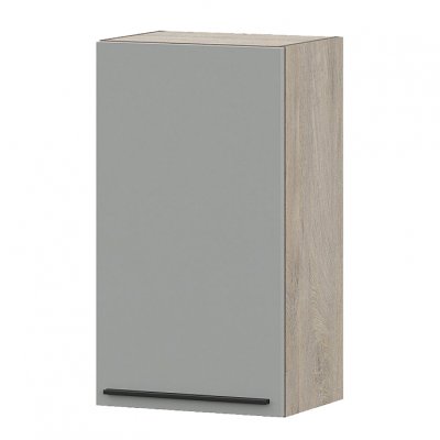 Шкаф кухонный навесной 40 см Этна 4в1 (Софт Грей)