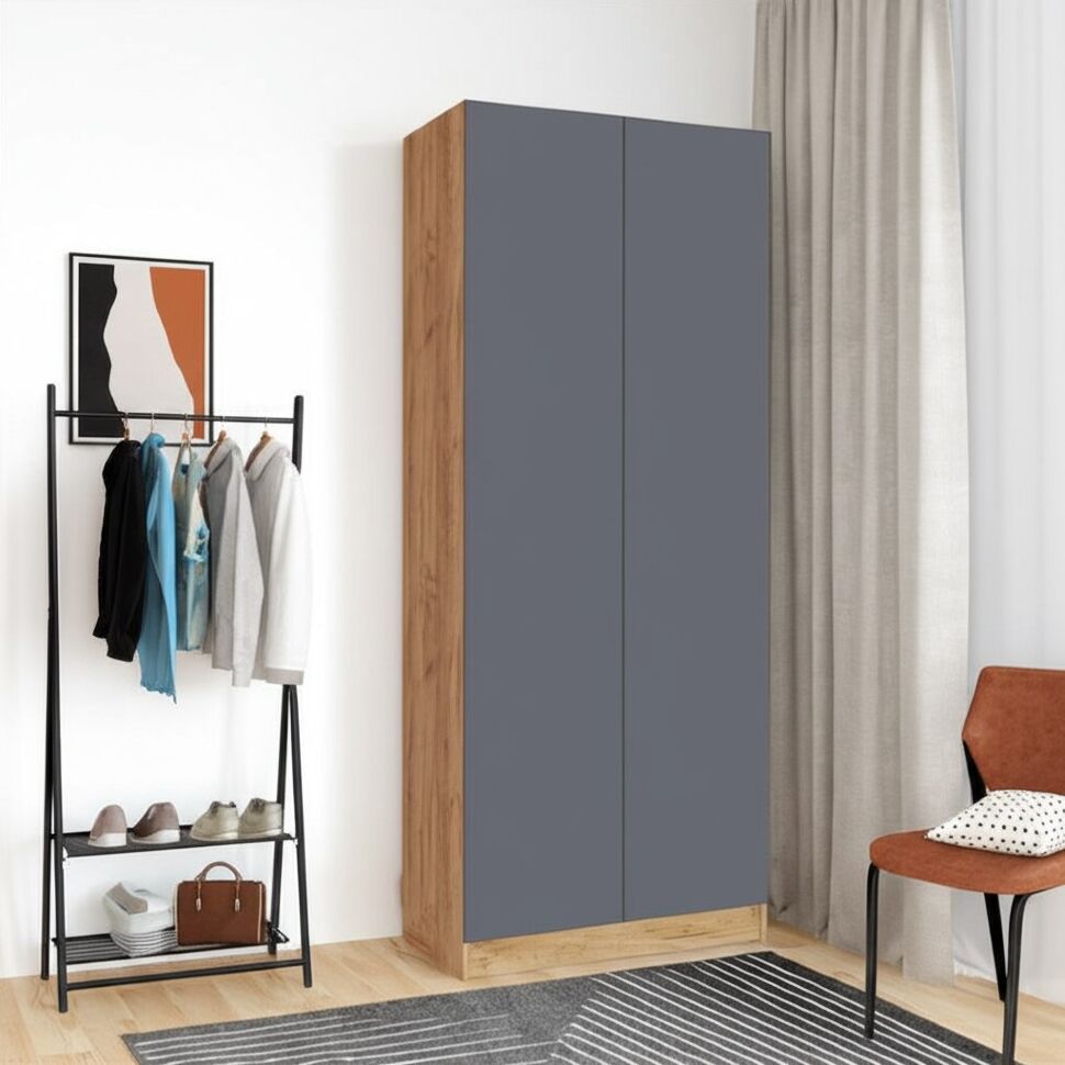 Шкаф Руэлла 900 (ТЭКС) Графит серый