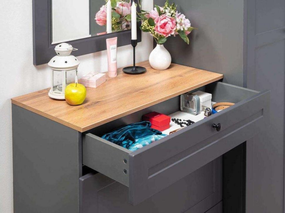 Прихожая Остин 3 Серый графит/Дуб Вотан