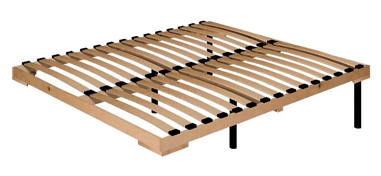 Кровать Айрис 308 Люкс 140х200 с основанием из дерева