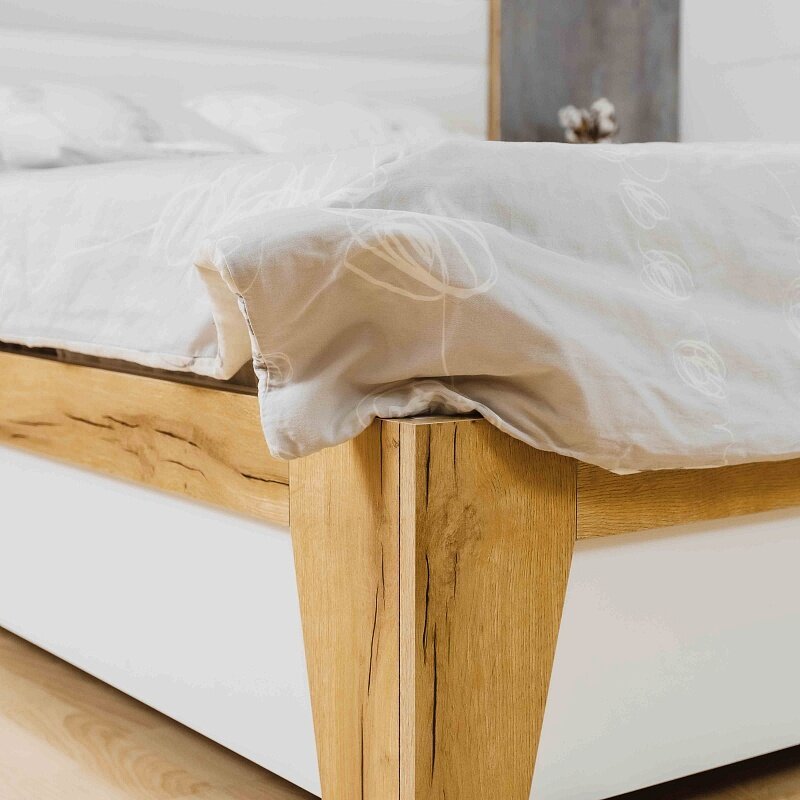 Кровать Айрис 308 Люкс 140х200 с основанием из дерева