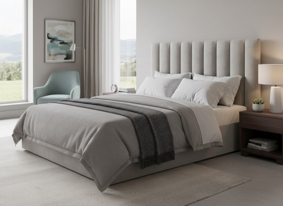 Кровать Ingrid 1600 модель 312 Ультра смог