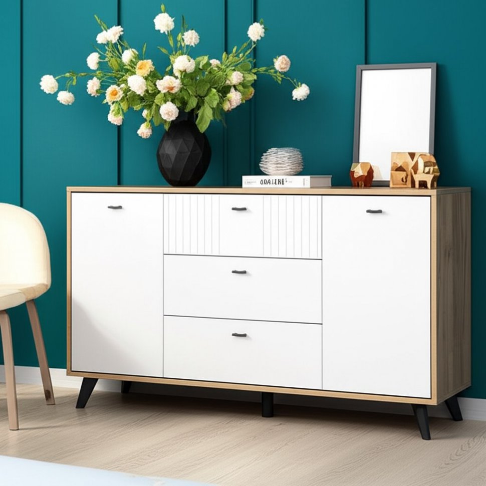 Тумба-комод Милан (SV-Мебель) Белый