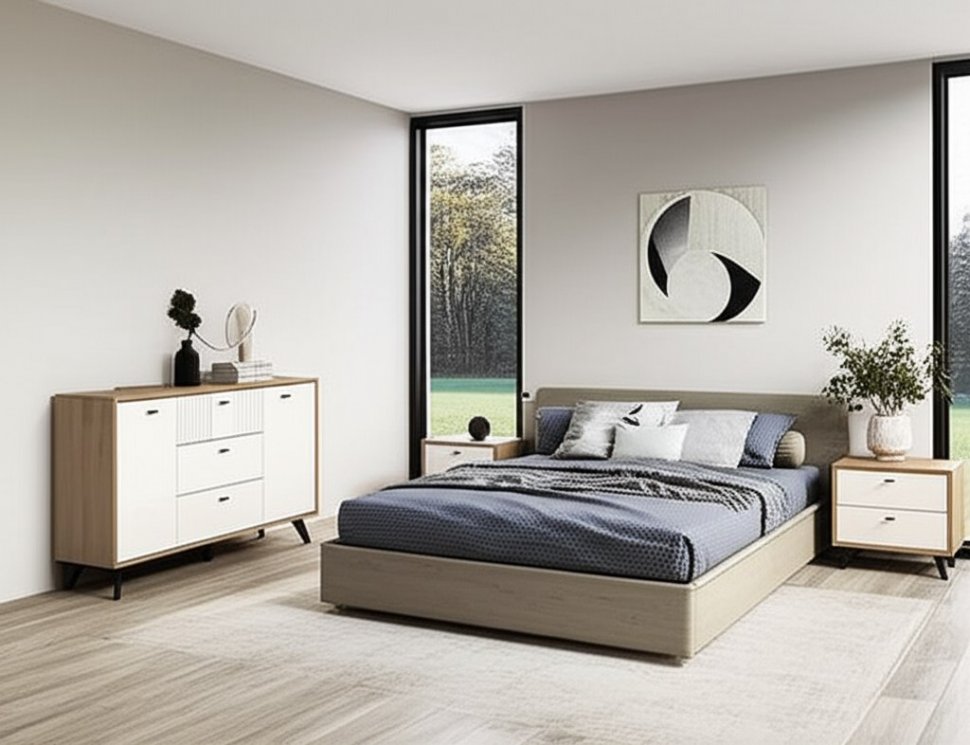 Тумба-комод Милан (SV-Мебель) Белый